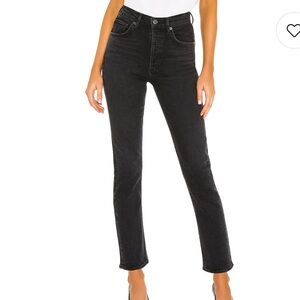 🖤Agolde Riley High Rise Straight Crop in Panoramic. size 25. new without tags.